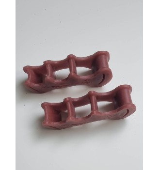 Toe spacer écarteurs et séparateurs d'orteils MyFootFunction Rouge Mahogany
