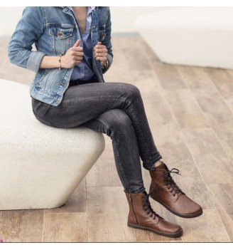 Peerko Chaussures Barefoot modèle GO Vegan - Nut