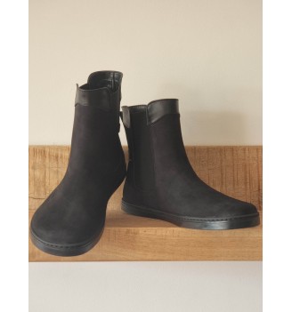 Peerko Chaussures Barefoot modèle Chelsea Boots - Black