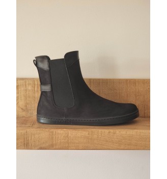 Peerko Chaussures Barefoot modèle Chelsea Boots - Black