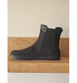 Peerko Chaussures Barefoot modèle Chelsea Boots - Black