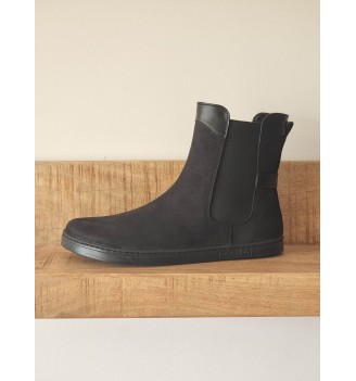 Peerko Chaussures Barefoot modèle Chelsea Boots - Black
