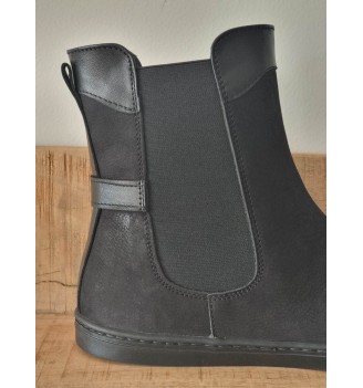 Peerko Chaussures Barefoot modèle Chelsea Boots - Black