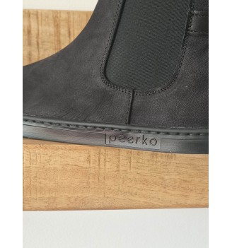 Peerko Chaussures Barefoot modèle Chelsea Boots - Black