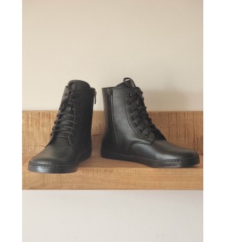 Peerko Chaussures Barefoot modèle GO Vegan - Black