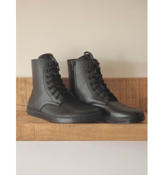 Peerko Chaussures Barefoot modèle GO Vegan - Black