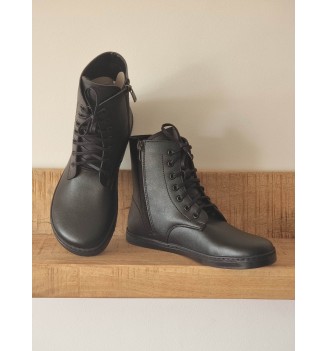 Peerko Chaussures Barefoot modèle GO Vegan - Black