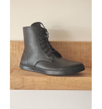 Peerko Chaussures Barefoot modèle GO Vegan - Black
