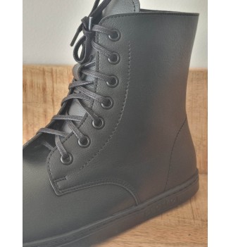 Peerko Chaussures Barefoot modèle GO Vegan - Black
