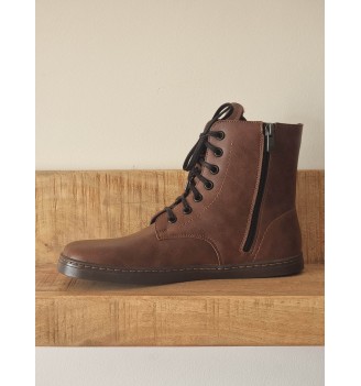 Peerko Chaussures Barefoot modèle GO Vegan - Nut