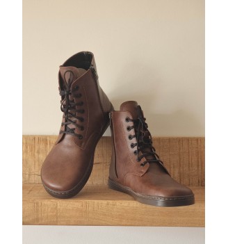Peerko Chaussures Barefoot modèle GO Vegan - Nut
