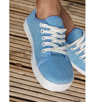 Chaussure Barefoot Starter Eco AE03 - Bleu ciel