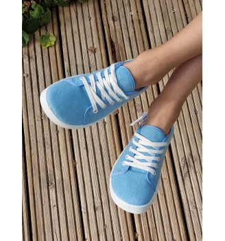 Chaussure Barefoot Starter Eco AE03 - Bleu ciel