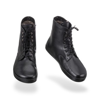 Frost Fourrées Cuir - Black