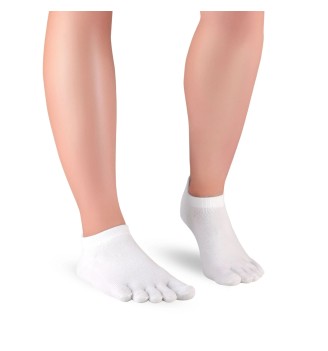 Chaussettes à orteils Everyday Essentielles Sneakers - Blanc