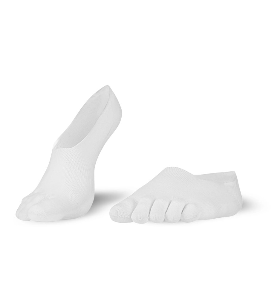 Chaussettes invisibles en coton - Blanc Chaussettes invisibles en coton - Blanc