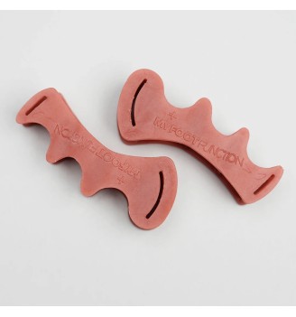 Toe spacer écarteurs et séparateurs d'orteils MyFootFunction Rouge Mahogany