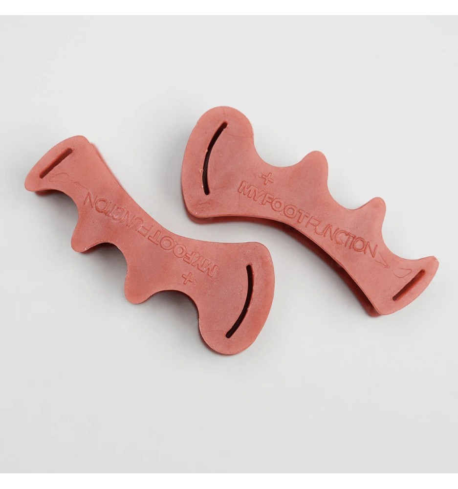 Toe spacer écarteurs et séparateurs d'orteils MyFootFunction Rouge Mahogany Toe spacer écarteurs et séparateurs d'orteils MyFootFunction Rouge Mahogany
