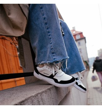 Chaussure Barefoot Barebarics - Zing White & Black